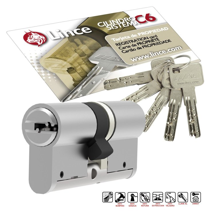 Cilindro Alta Seguridad C653535N-N Lince