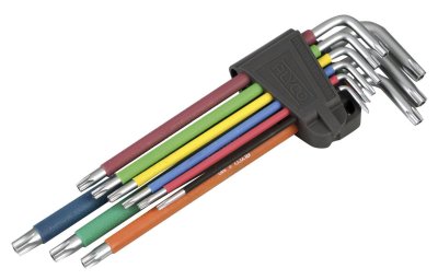 Juego de 9 llaves allen torx inviolable 193148 Alyco