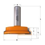 Fresa para cajones Z:2 HM S:12 D:50.8x12.7 CMT