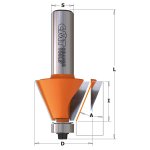 Fresa para biselar c/rodam. 15° HM S:12 D:24.5 957.503.11 CMT