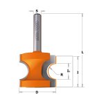 Fresa semicircular HM S:12 D:44.5 R:12.7 CMT