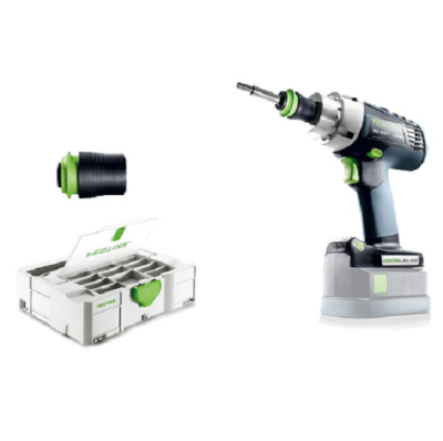 Imagen Taladro atornillador de percusión QUADRIVE PDC 18/4 Li-Basic 500781 Festool