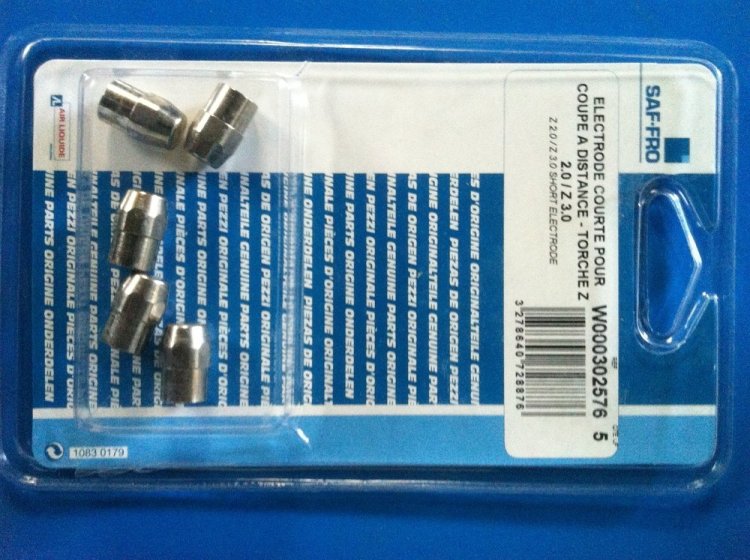 Blister (5UNI) Electrodo HF C JCP 2.0/3.0 (5UNI) (W000302576) Air Liquide