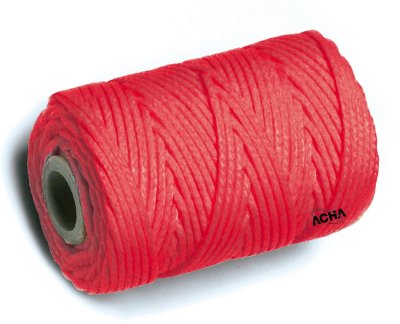 Imagen Cuerda Atirantar Polipropileno Trenzado Rojo 200Mx1.7mm ( 55407) Acha