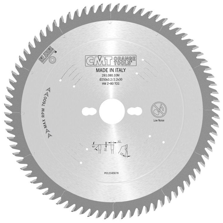 Disco Sierra circular 300x3.2x30 Z:96 tcg silenciosa