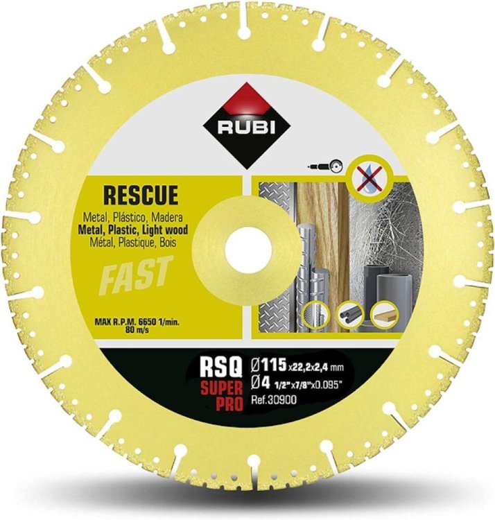 Disco diamante rescate VACUUM BRAZED - RSQ Rubi