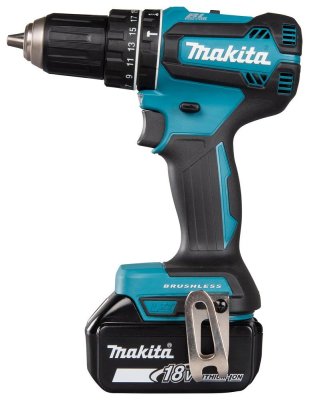 Imagen Taladro percutor Makita 18V 3AH LXT BL 50Nm DHP485RFJ