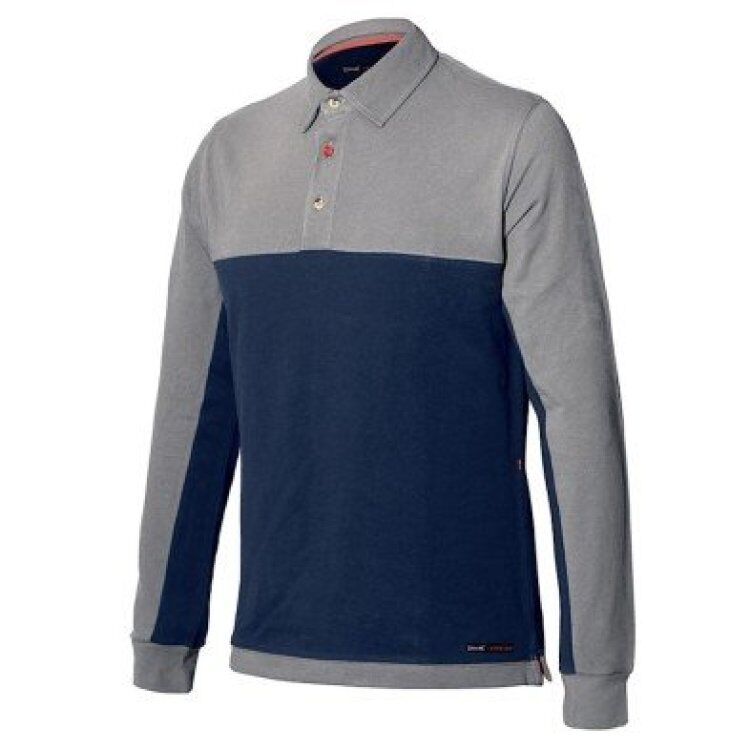Polo M/Larga Stretch Gris 8776 Issaline