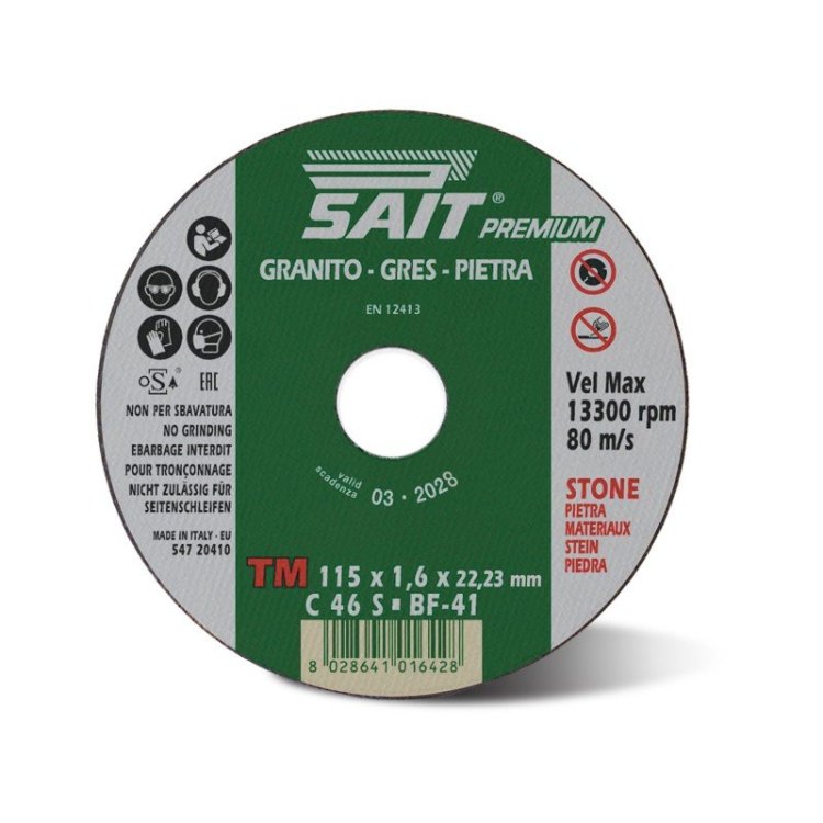 Discos de Corte 125x1.6 C46P Sait