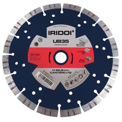 Imagen Disco de diamante UB35 Cantero 230mm Iridoi